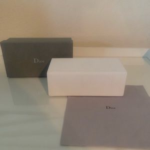 Christian Dior Sunglasses Case with Cleaning Cloth New